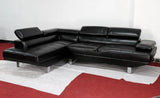 Tannis Reversible Leather Sectional Sofa