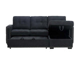 Blossom  Sectional Sofa Bed with Storage Chaise