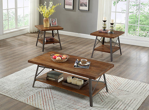 Ahart 3 Pc Coffee Table Set