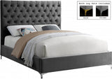 Avey Contemporary Design Fabric Bed