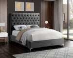 Avey Contemporary Design Fabric Bed