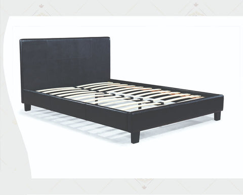 Calverson King/Queen/Double Leather Upholstered Bed Frame