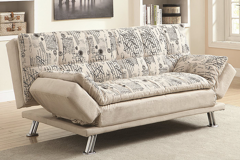 Melnik French Fabric Sofa Bed