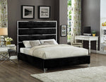 Aloe Black Velvet King/Queen Platform Bed