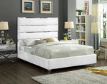 Aloe Creme Velvet King/Queen Platform Bed