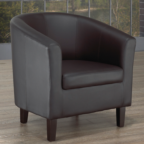 Lucy Black Tub Chair