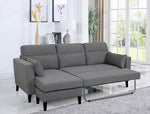 Sury Dark Grey Sectional Sofa Bed