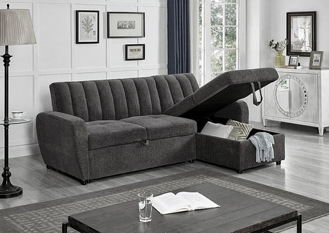 Romille Sectional Sofa Bed with Storage Chaise