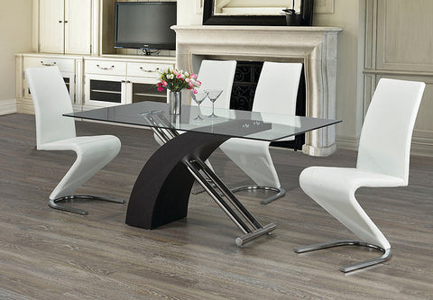 Aniso White 7pc Dinette Set