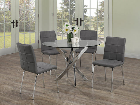 Eclipse Grey 7 Pc Dinning Set