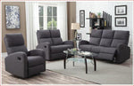 Maplewick 3 Pc Modern Recliner Sofa Set