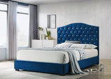 Avery Modern Design Chenille Fabric Upholstered King/Queen Bed Frame