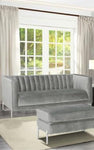 Arthur 3 Pc Suede Sofa Set with FREE Ottoman