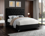 Avey Contemporary Design Fabric Bed