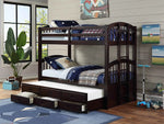 Amani Twin/Twin Wooden Bunk Bed with Storage Drawers