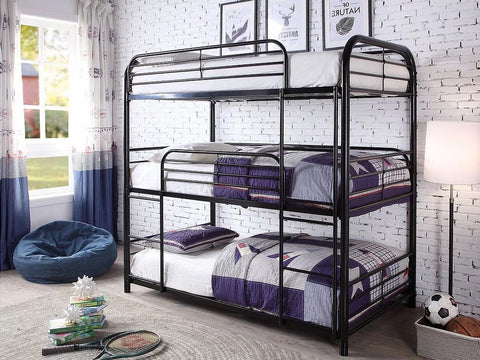 Sturdy Triple/Triple Steel Bunk Bed