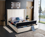 Harlow Contemporary Design Bed with Storage Benches