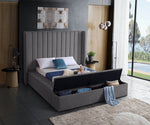 Harlow Contemporary Design Bed with Storage Benches