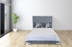 Zane Queen Grey Platform Bed