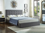 Revo Modern Fabric Upholstered Storage Bed