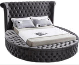 Versa Luxurious Round Bed with Storage