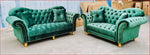 Grace Velvet Tufted SOFA-LOVESEAT