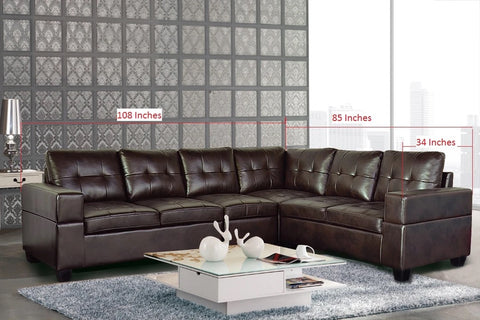 TAHOE SECTIONAL SOFA - GEL LEATHER