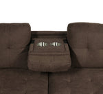 8289 brown sectional sofa Reversible