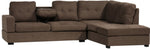 8289 brown sectional sofa Reversible