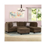 Julia Revesible Sectional Sofa with Storage Ottoman